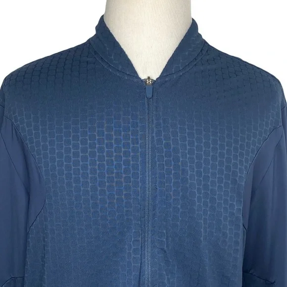 Nike Golf Tour Performance Dri-fit Textured Print Full Zip Jacket - Picture 7 of 11
